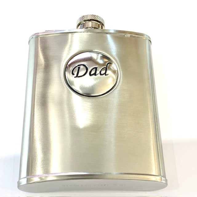 Stainless Steel Captive Top DAD Hip Flask