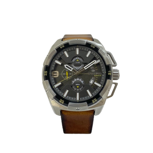 DIESEL DZ4393 Mens Heavyweight Chronograph Watch on Tan Leather Strap £219