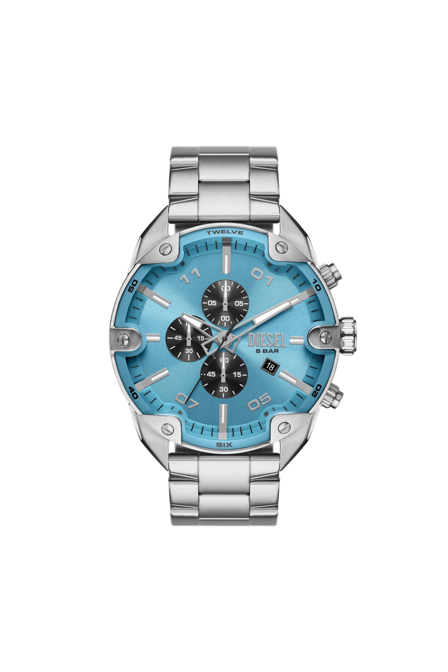 DIESEL Stainless Steel chronograph bracelet watch