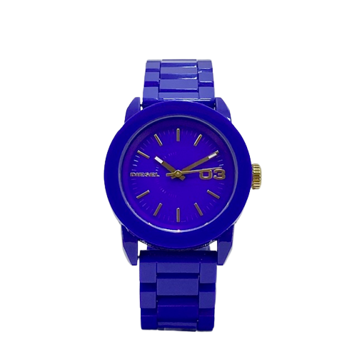 DIESEL All Purple Acrylic Watch
