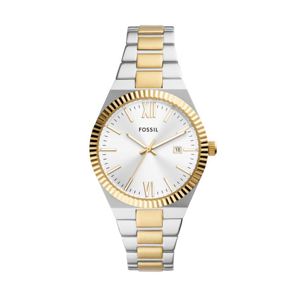 FOSSIL Scarlette Three-Hand Date Two-Tone Stainless Steel Watch ES5259