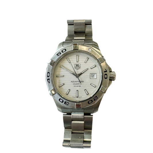 TAG Heuer Gents Aquaracer Calibre 5 WAP2011 Automatic Date Bracelet Watch Preloved