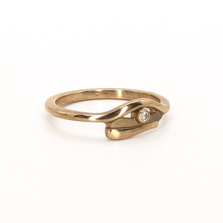 9ct Yellow Gold Diamond Dress Ring