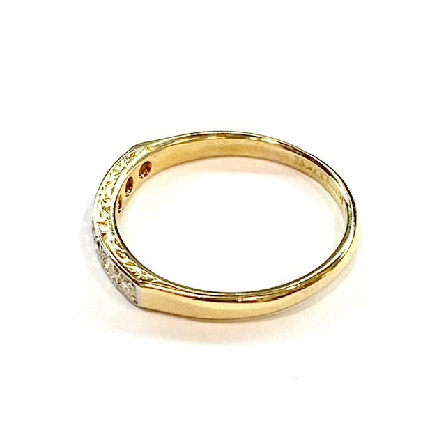 18ct Yellow Gold Diamond Eternity Ring Pre Loved