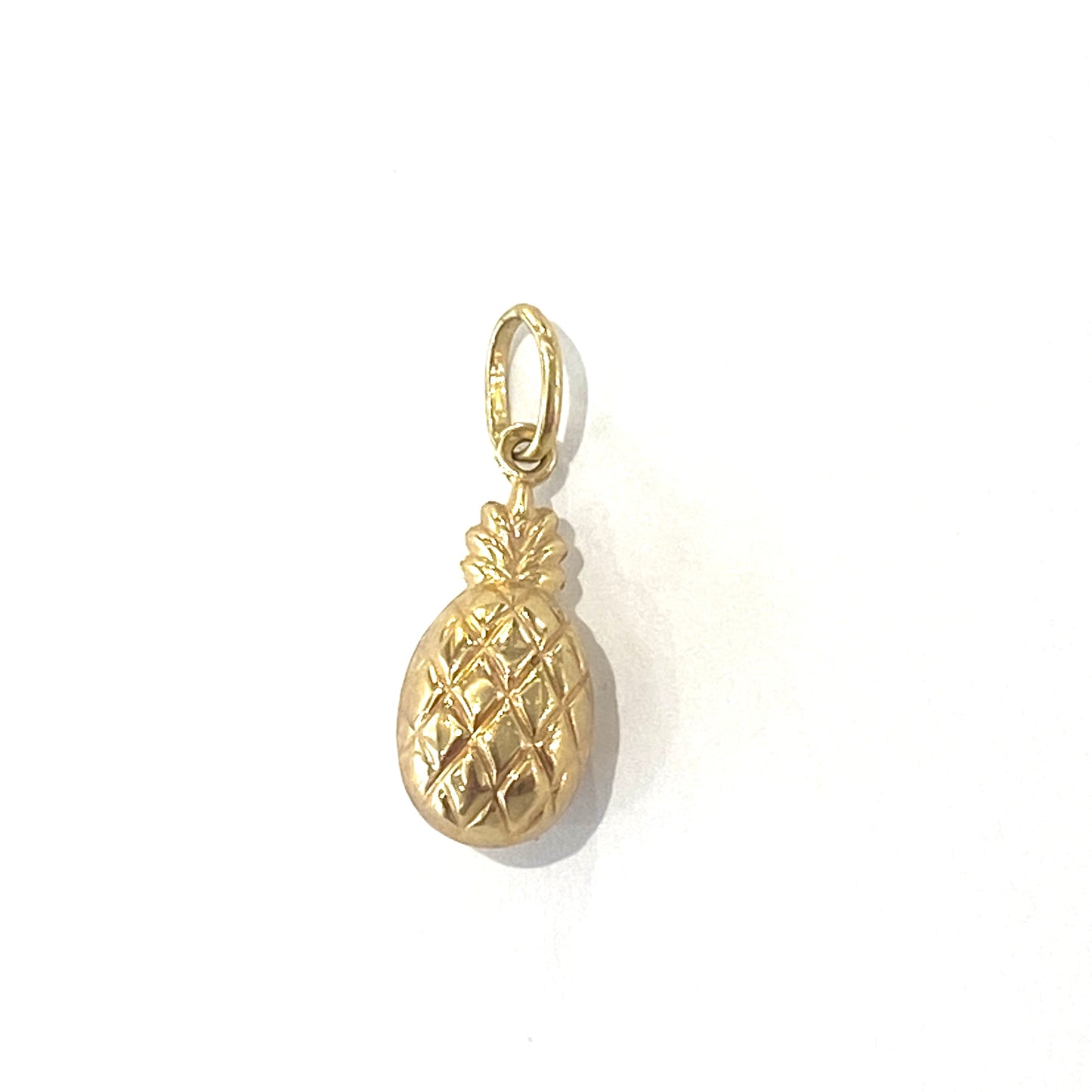 9ct Yellow Gold Pineapple Charm Pendant