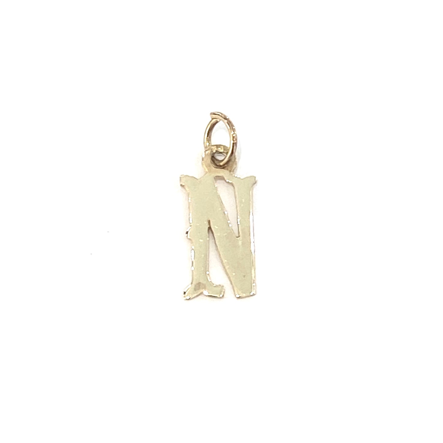 9ct Yellow Gold Initial Charm Pendant