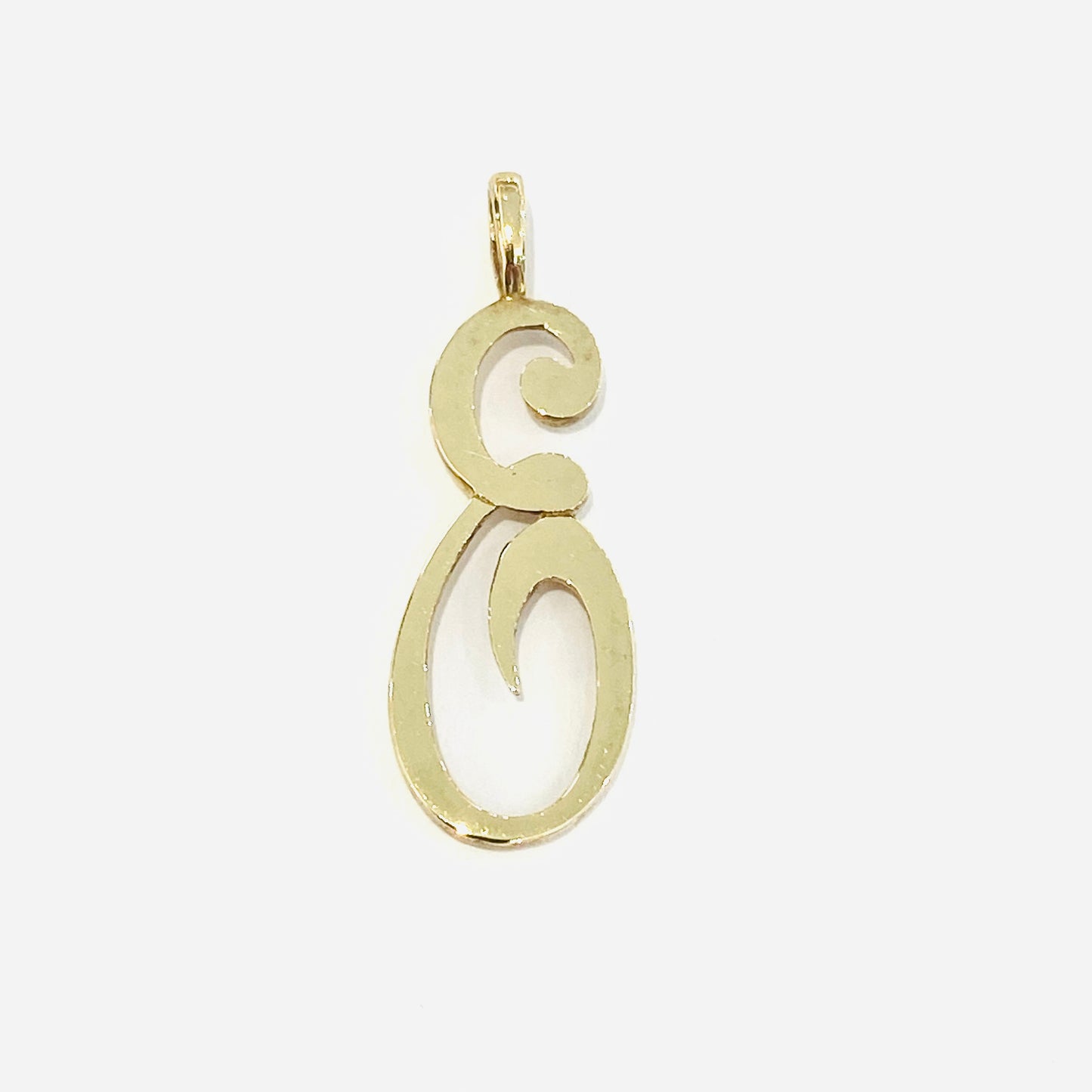 9ct Yellow Gold Initial Pendant