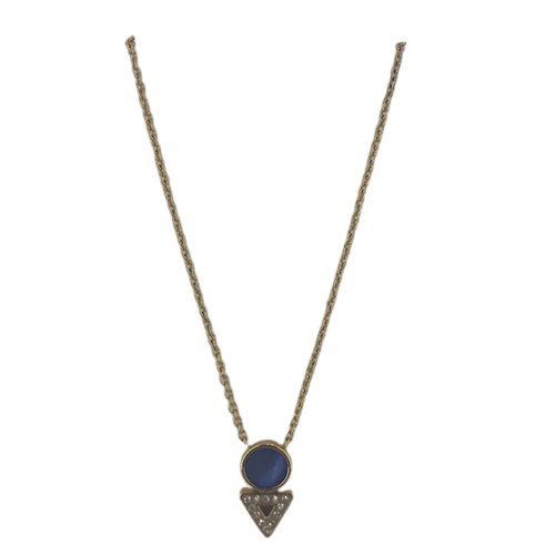 Fossil Rose Gold Plated Stainless Steel Stone Set Pendant Necklace JF03013791