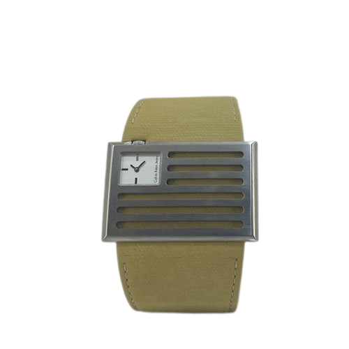 CK Calvin Klein Jeans Stainless Steel Watch on Sand Strap K4513126