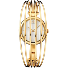 Load image into Gallery viewer, CK Calvin Klein Gold Coloured Bangle Watch K9923620
