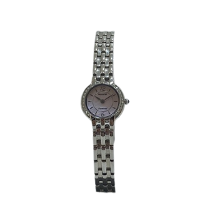 LB1117PP Accurist Ladies Stainless Steel Bracelet Watch Diamond Set Bezel
