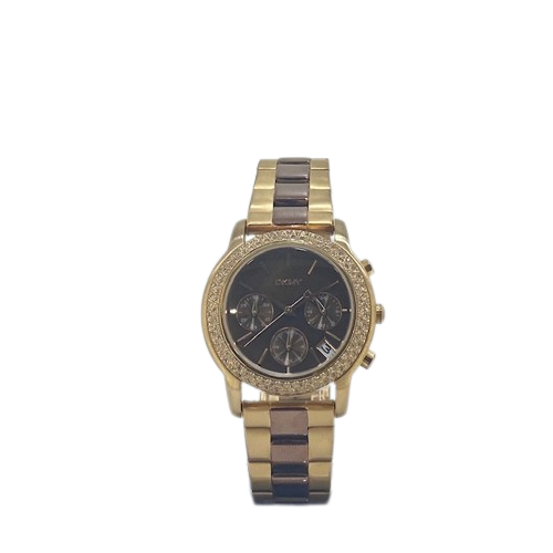 DKNY Ladies Bronze Multi function Bracelet Watch