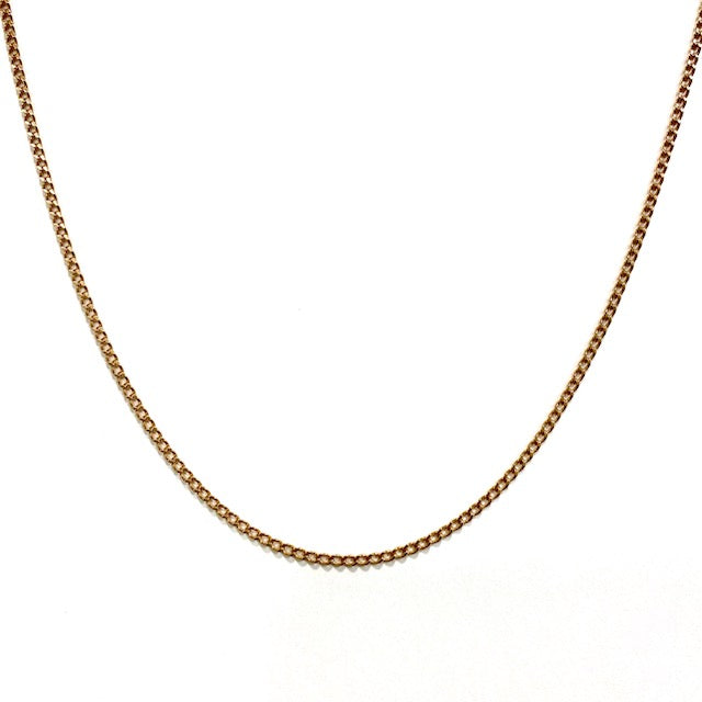 18ct Rose Gold Curb Chain Pre Loved