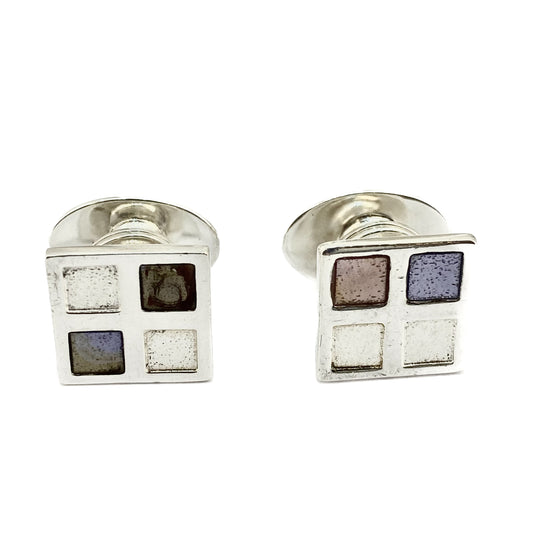 Silver Square Cufflinks Pre-Loved