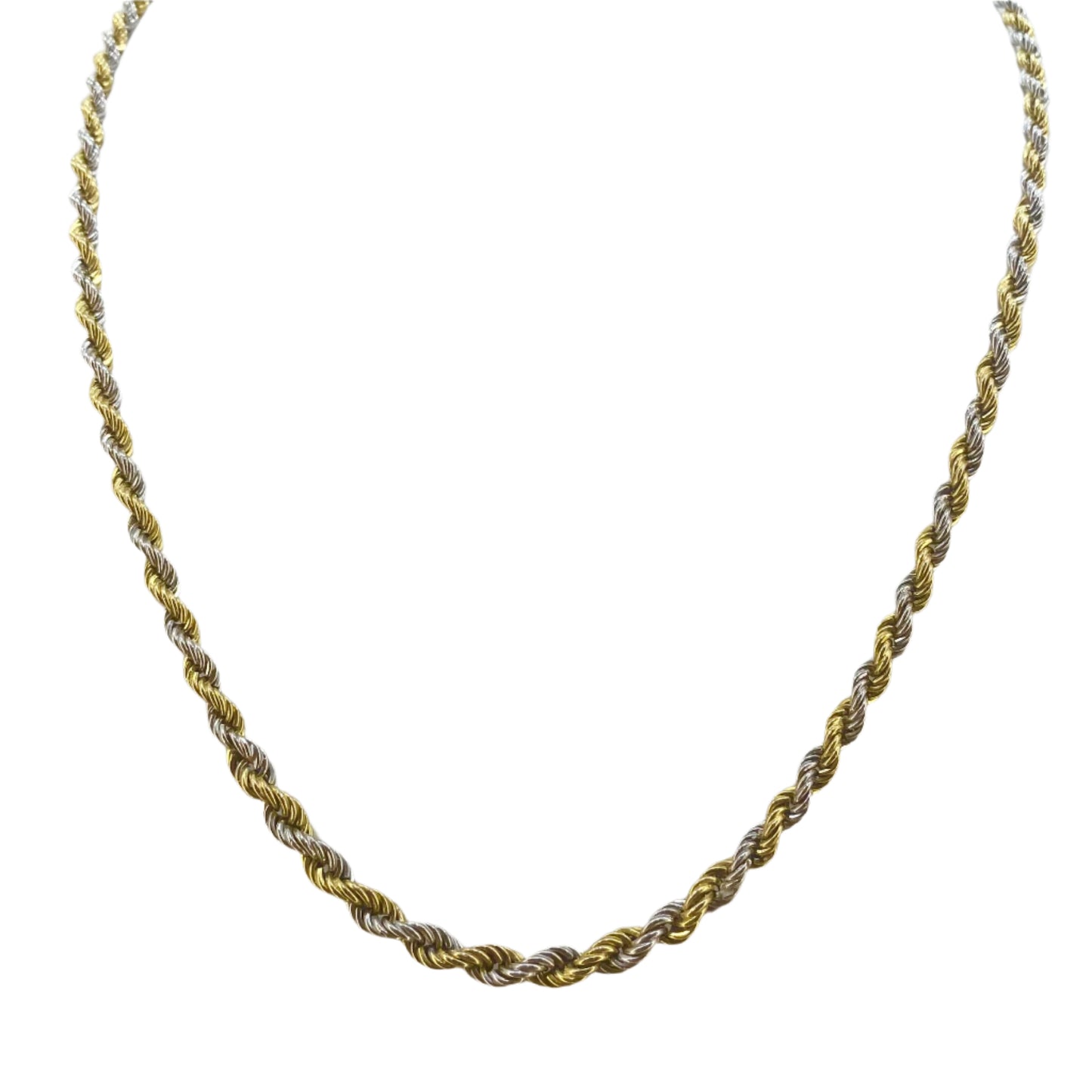 9ct Yellow Gold Rope Link Chain Pre Loved
