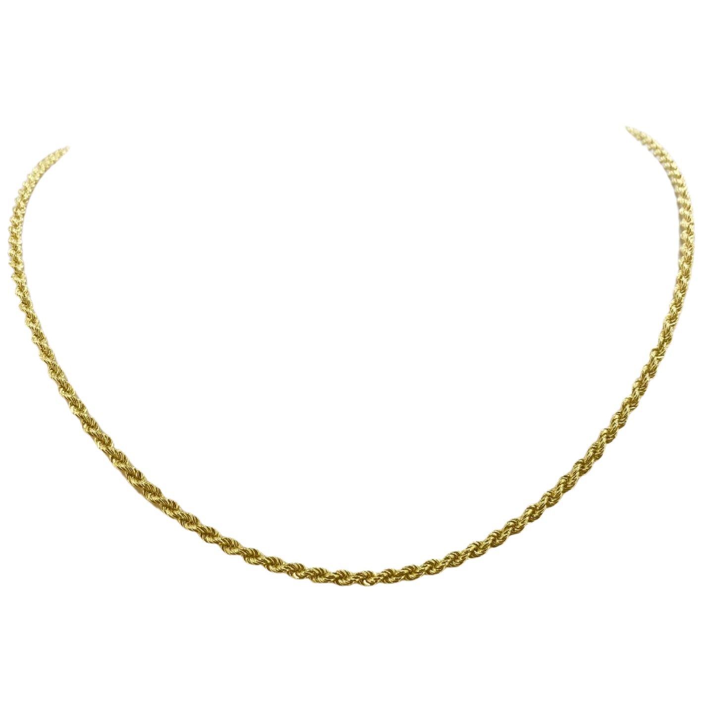 18ct Yellow Gold Rope Link Chain Pre-Loved