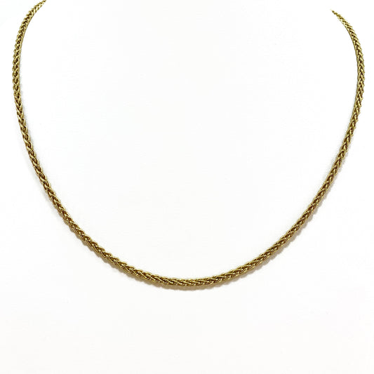 18ct Yellow Gold Franco Link Chain Pre Loved
