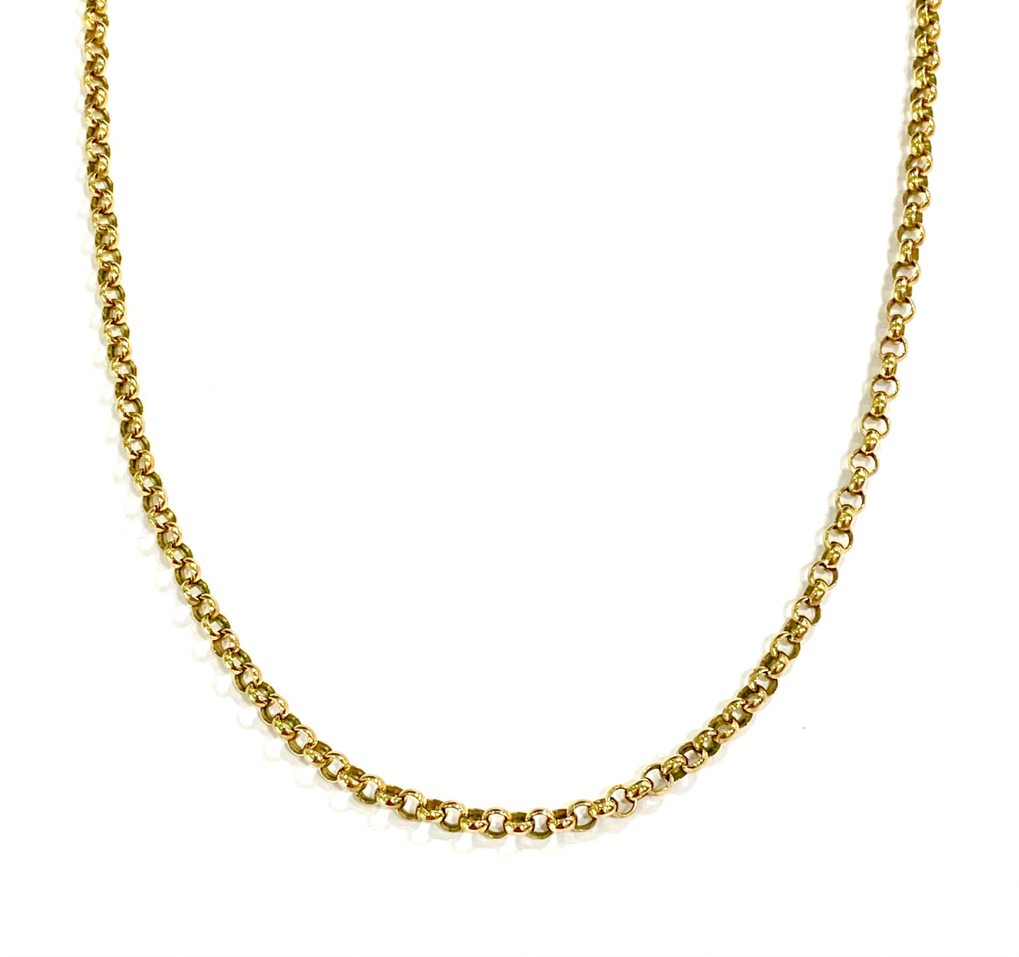 9ct Yellow Gold Round Belcher Chain Pre Loved