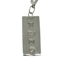 Load image into Gallery viewer, Silver Ingot Pendant Pre Loved
