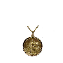 Load image into Gallery viewer, 9ct Yellow Gold St Christopher Pendant Pre Loved
