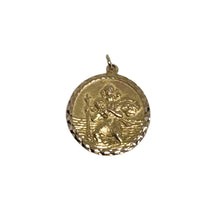 Load image into Gallery viewer, 9ct Yellow Gold St Christopher Pendant Pre Loved
