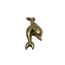 Load image into Gallery viewer, 14ct Yellow Gold Dolphin Charm Pendant Pre Loved

