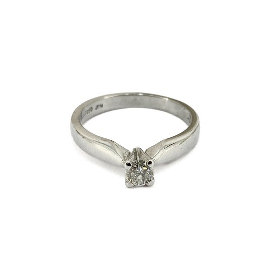Platinum Solitaire Diamond Ring Pre Loved