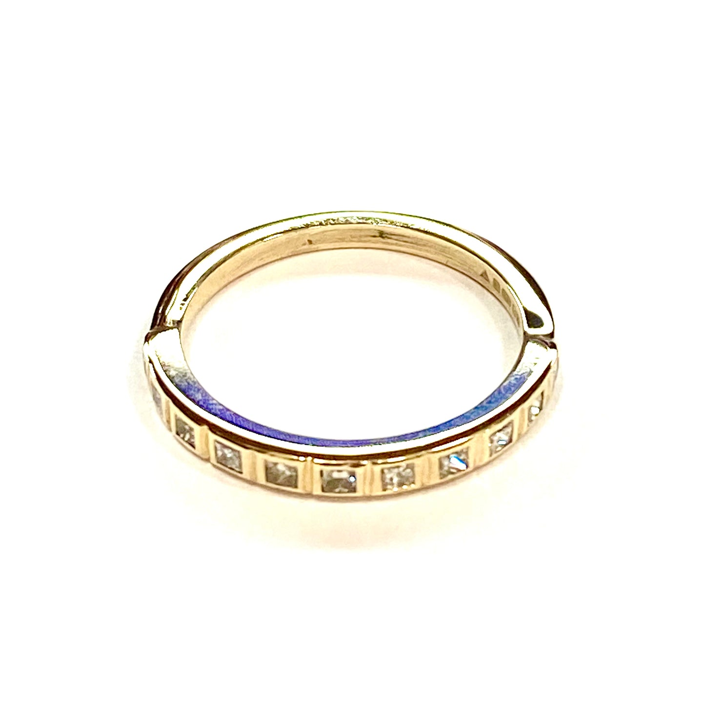 9ct Yellow Gold Diamond Eternity Ring Pre Loved