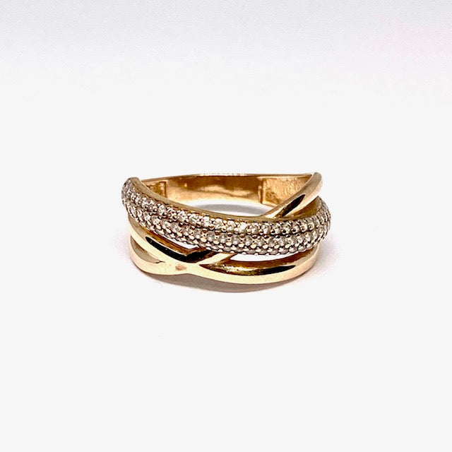 Rose Gold Cubic Zirconia Pre-Loved Ring