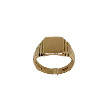 Load image into Gallery viewer, 9ct Rose Gold Signet Square Ring - Pre-Loved
