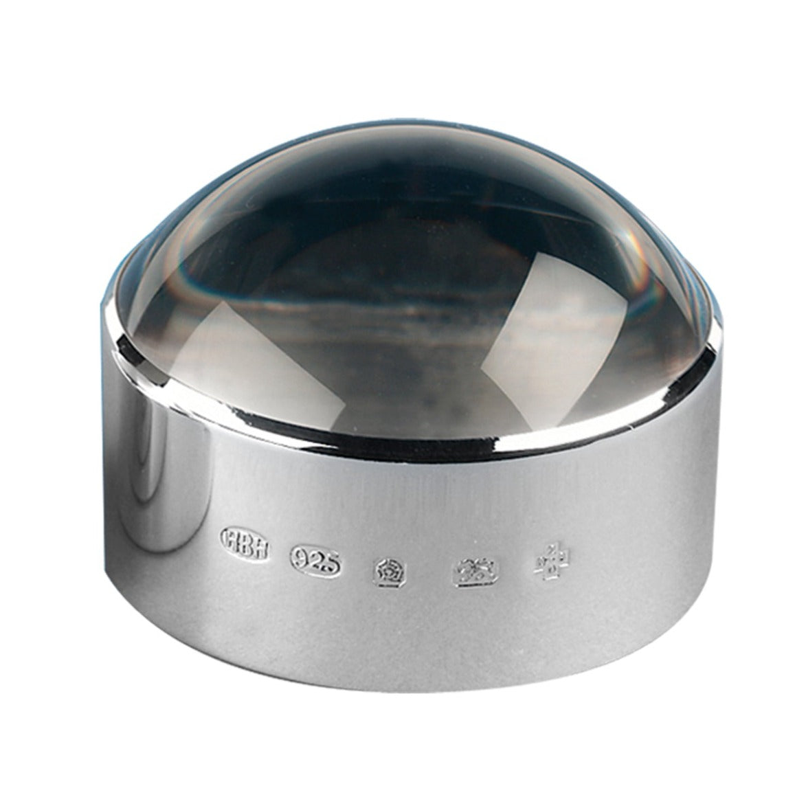 8478 Silver Hallmarked Medium Magnifying glass paperweight