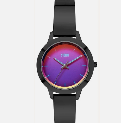 STORM Micro Styro IP Black Stainless Steel Bracelet Watch