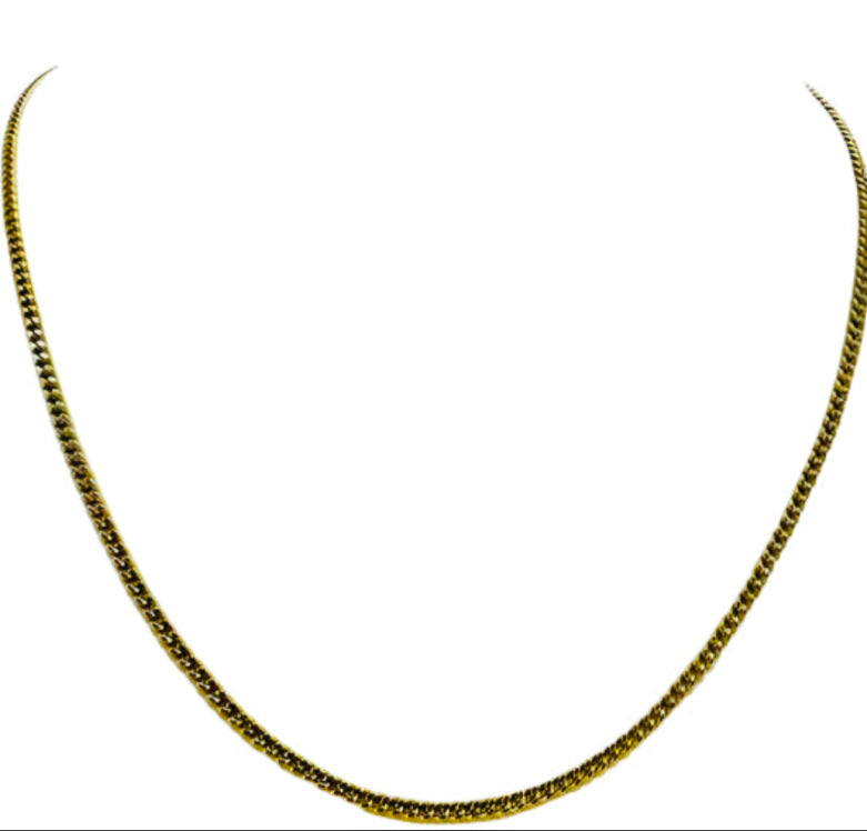 9ct Yellow Gold 18'' Curb Chain Pre Loved