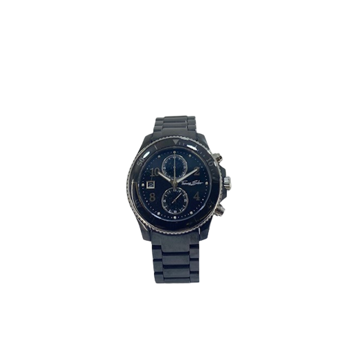 Thomas Sabo Unisex Sport Chronograph Black Ceramic bracelet watch WA0058-220-203-38