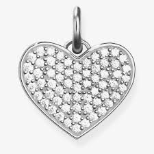 Thomas Sabo Sterling Silver Cubic Zirconia set Heart Pendant