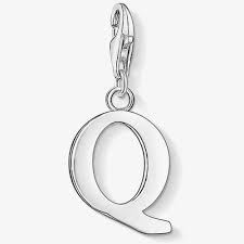 Thomas Sabo Sterling Silver Letter Q charm Ref 0191 £29