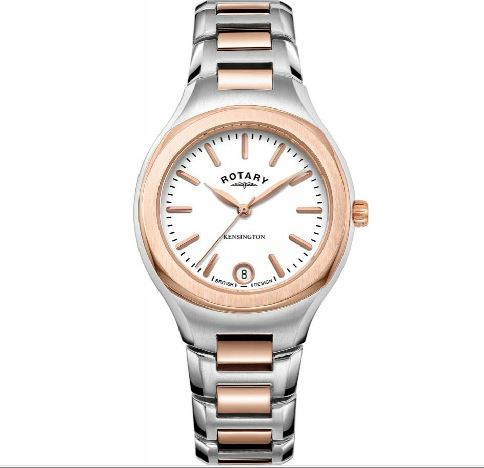 LB05106/02 Rotary Ladies Kensington 2 tone S/S bracelet watch