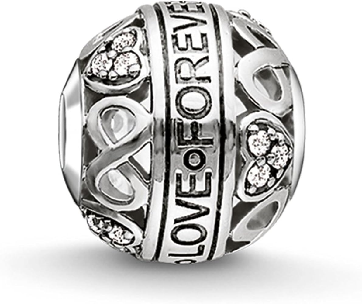 Thomas Sabo Karma Sterling Silver Forever Love charm bead