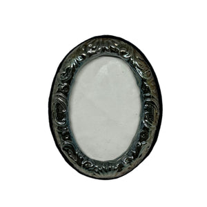 Oxidised Small Oval Picture Frame