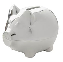 Load image into Gallery viewer, 6314 Bambino Silver Plated Piggy Money Box
