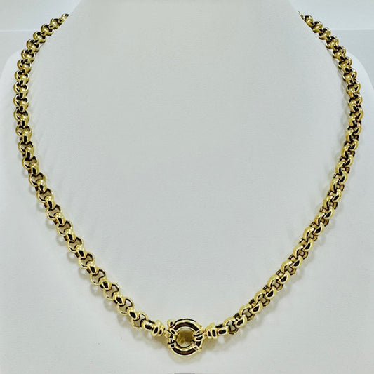 9ct Yellow Gold 18'' Belcher Chain Pre Loved