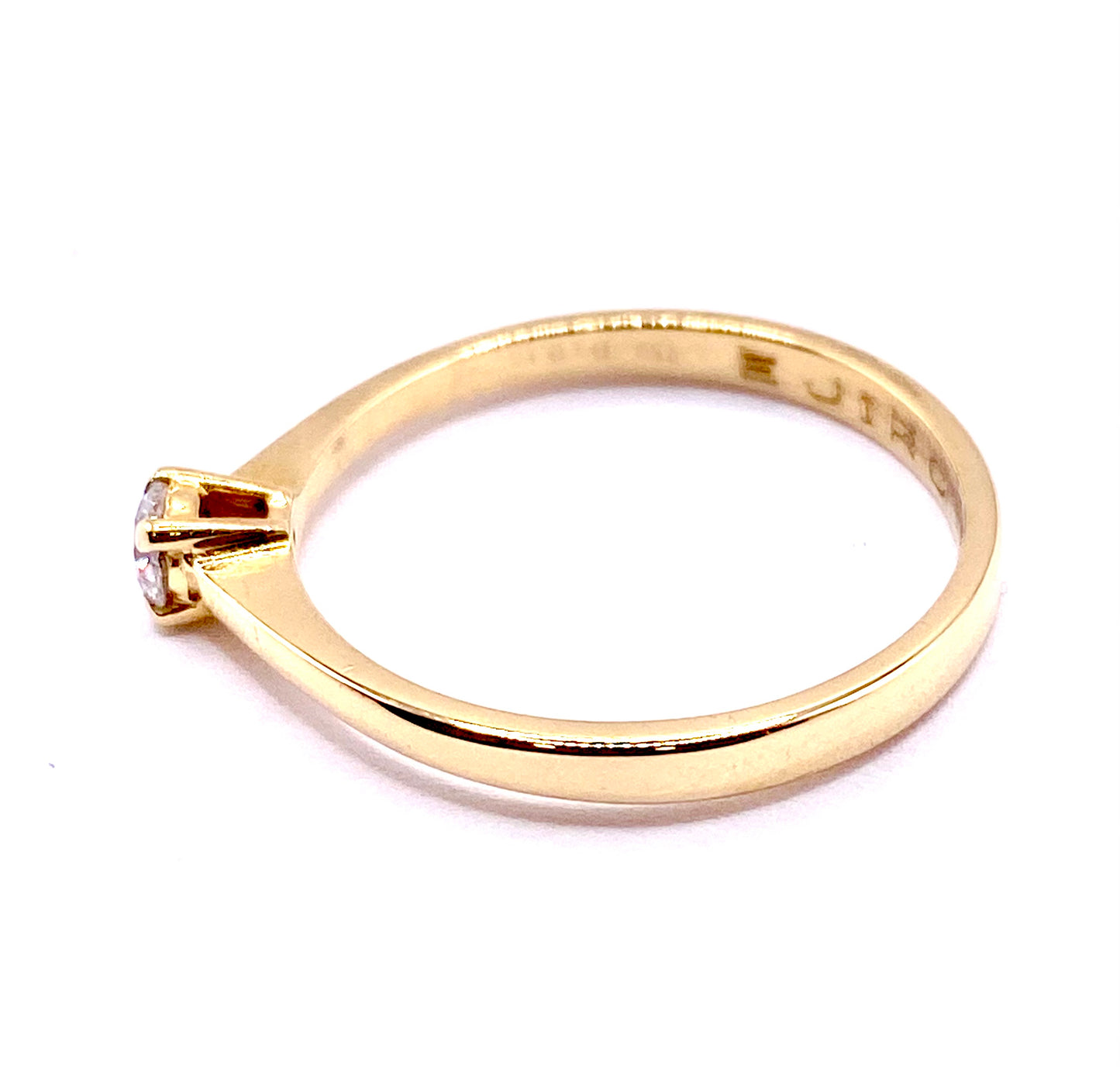 18ct Yellow Gold Diamond Ring Pre Loved