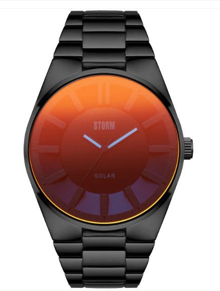 STORM Solaron Slate Red Stainless Steel Bracelet Watch