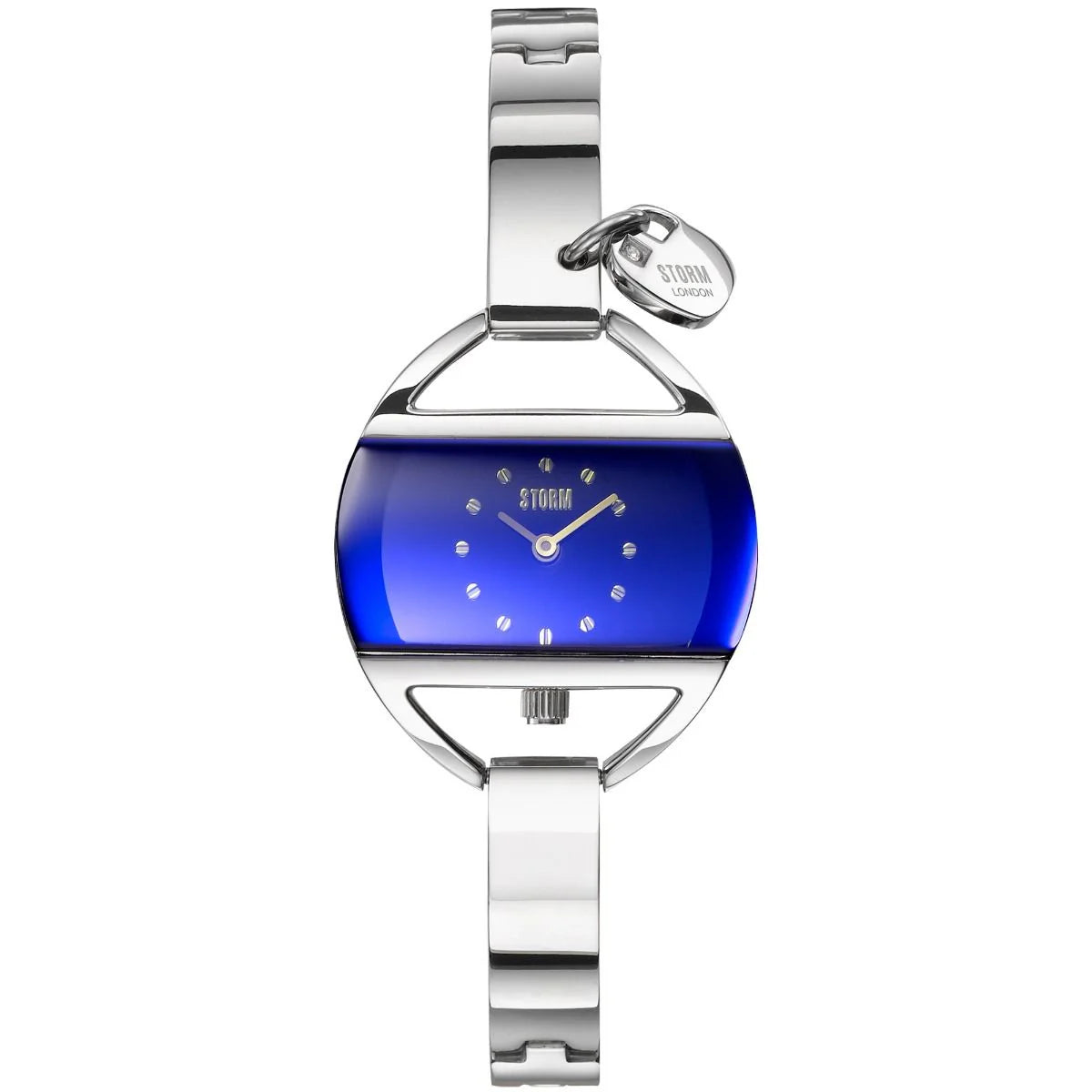 Storm Temptress Charm Lazer Blue Dial bracelet watch