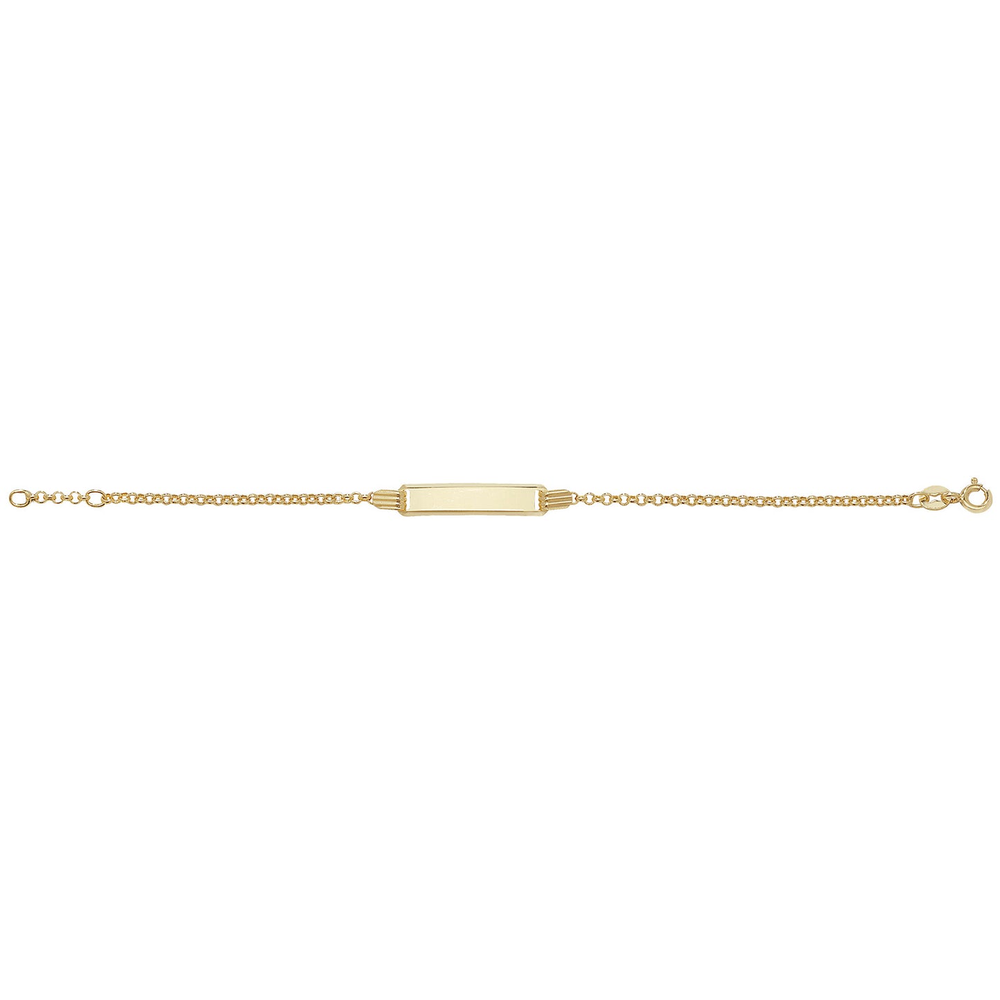 9ct Baby Belcher ID Bracelet 1.6 Grms Ref BR059