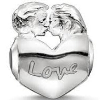 Thomas Sabo Sterling Silver Lovers Karma Bead charm ref K0162-001-12