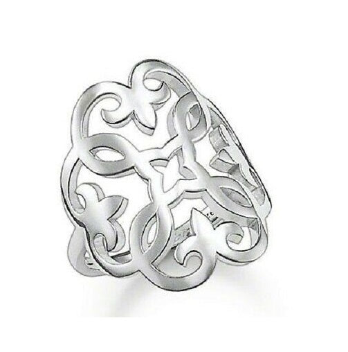 Thomas Sabo Sterling Silver Glam & Soul Ring Size 54 ref TR1988-001-12-54