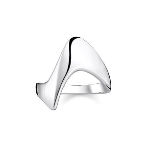 Thomas Sabo Sterling Silver polished Organic design Ring TR2237-001-21-54 Size 54/N