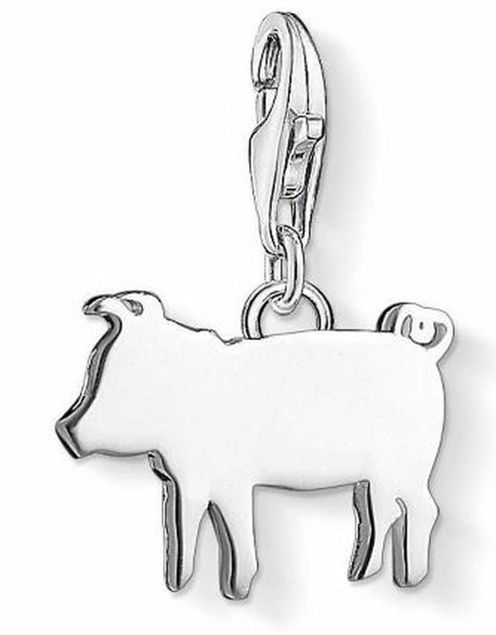 Thomas Sabo sterling Silver Piglet charm ref 1290-001-12
