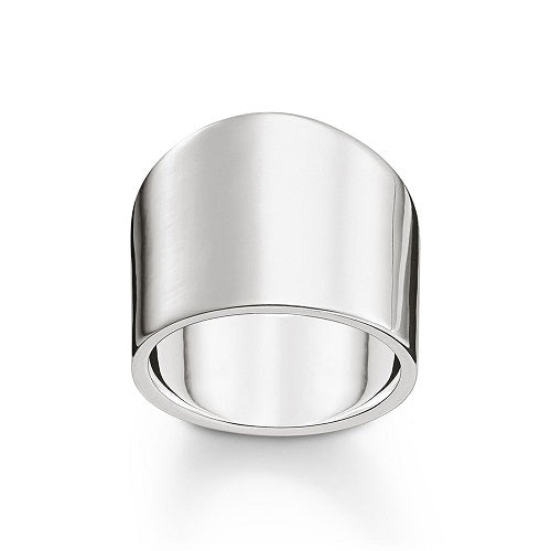 Thomas Sabo Sterling Silver Bar Ring TR2096-001-12-56 Size P